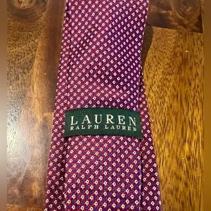 LAUREN RALPH LAUREN MENS TIE RED